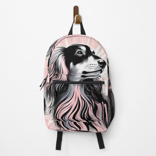 Item preview, Pink Longhaired Dachshund designed and sold by zzz888.