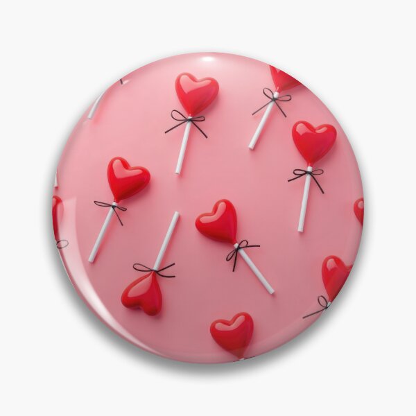 Item preview, valentines art pattern lollipops hearts on pink background,valentine lollipops ,hearts pattern,Valentines Day Pattern,valentines background designed and sold by Expressions-Sel.