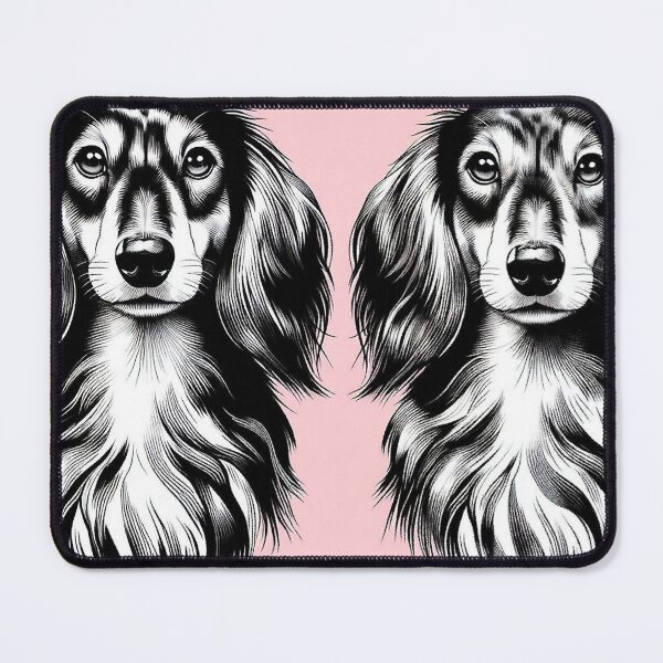 Item preview, Whimsical Longhaired Dachshund designed and sold by zzz888.