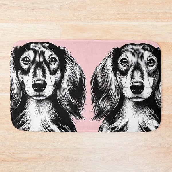 Item preview, Whimsical Longhaired Dachshund designed and sold by zzz888.