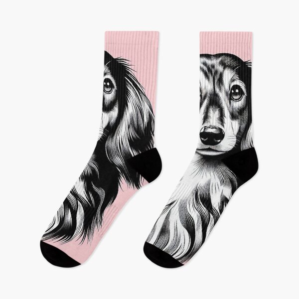 Item preview, Whimsical Longhaired Dachshund designed and sold by zzz888.