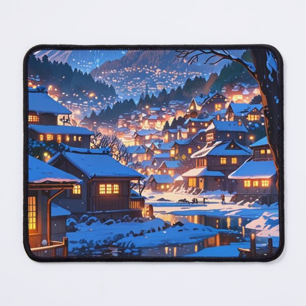 Item preview, Magical Mountain Village designed and sold by TondoMeander.