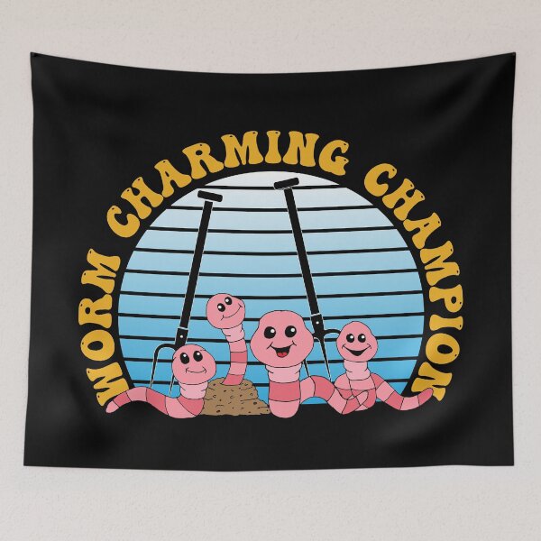 Item preview, Funny Worm Charming Festival designed and sold by HotHibiscus.