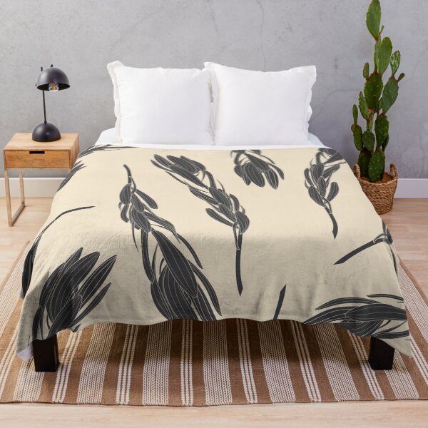 Item preview, Leucadendron tropical flowers. Outline black line sketch seamless pattern. designed and sold by MatyKotiv.