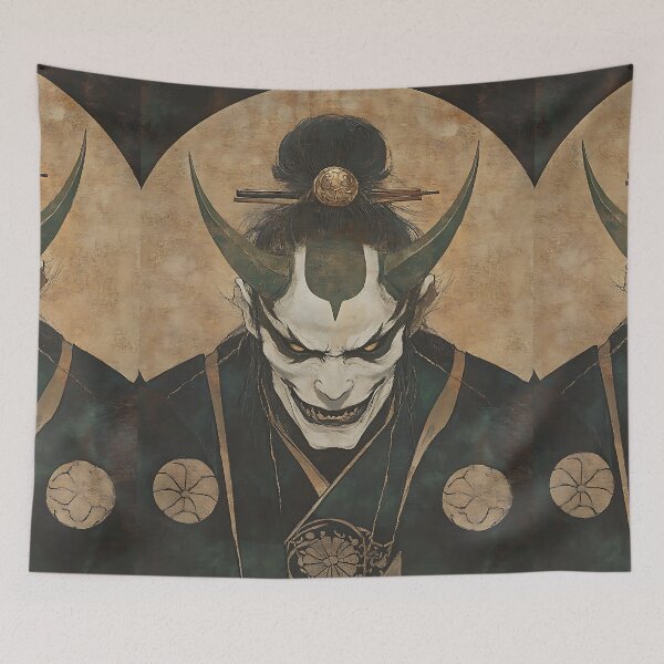 Item preview, The Japanese Demon's Grin designed and sold by bapupa.