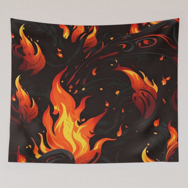 Item preview, Fiery Inferno – Dynamic Flame Art designed and sold by MOBI-CASE.