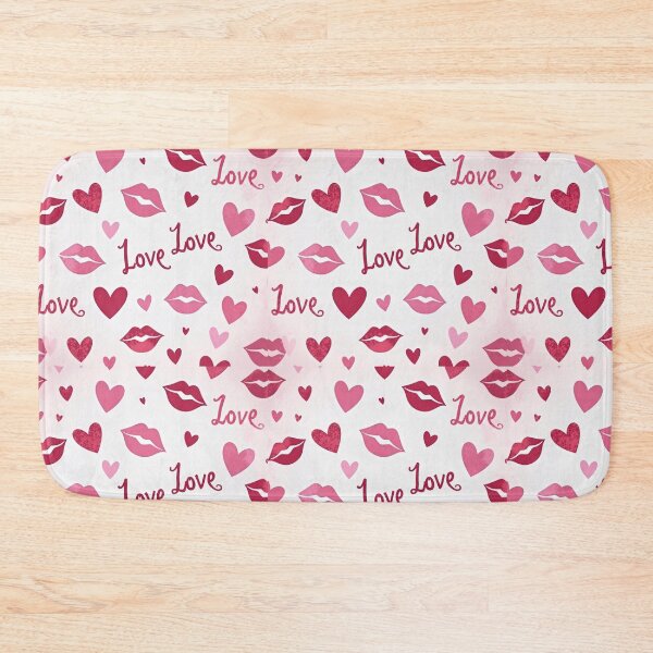 Item preview, valentines art pattern kisses with hearts love,valentine kisses ,kiss pattern,Valentines Day Pattern,valentines background designed and sold by Expressions-Sel.