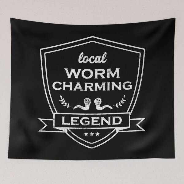 Item preview, Funny Worm Charming Festival Legend designed and sold by HotHibiscus.