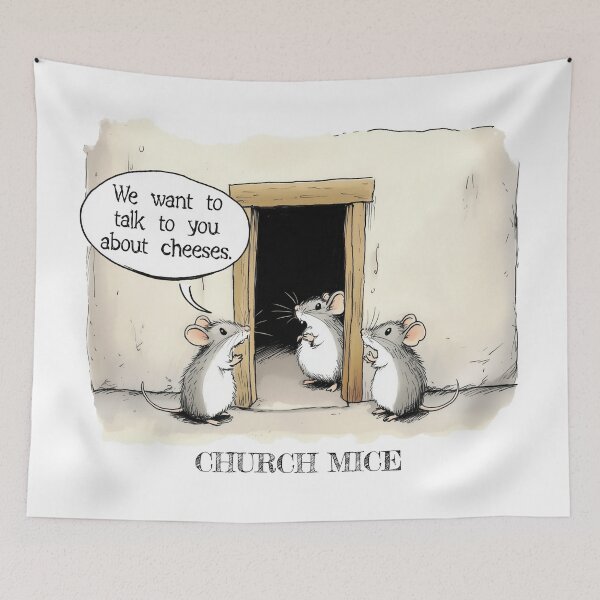 Item preview, Funny Church mice Joke designed and sold by Beltschazar.