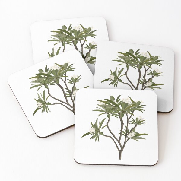 Item preview, Tree with roots and flowers of frangipani (Plumeria)  designed and sold by MatyKotiv.