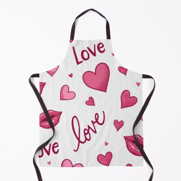 Item preview, valentines art pattern Pink hearts and kisses,valentine kisses ,kiss pattern,Valentines Day Pattern,valentines background designed and sold by Expressions-Sel.