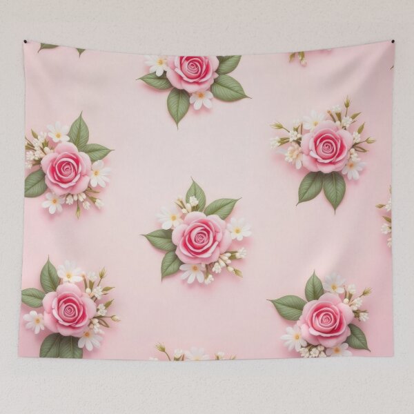 Item preview, valentines art pattern pink roses on a pink background,valentine roses ,roses pattern,Valentines Day Pattern,valentines background designed and sold by Expressions-Sel.