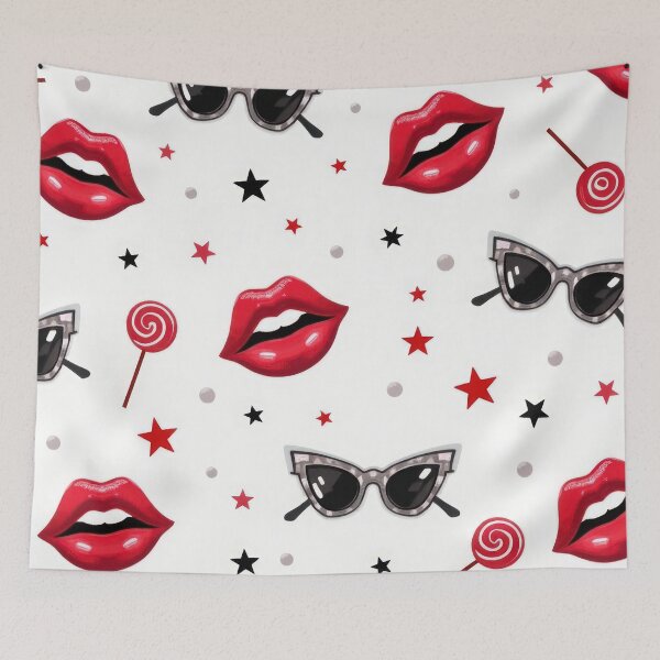 Item preview, valentines art pattern Kissing with sunglasses,valentine Kisses,Kisses pattern,Valentines Day Pattern,valentines background designed and sold by Expressions-Sel.