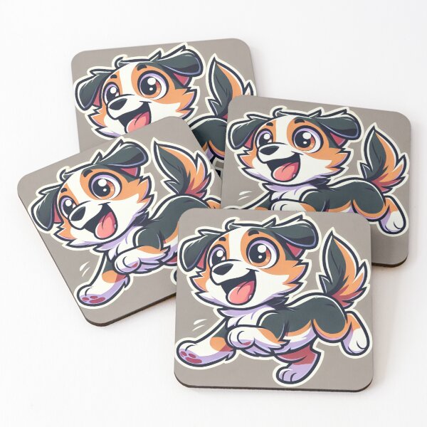 Item preview, Happy Hamiltonstovare Puppy - Playful Cartoon Dog designed and sold by DoodleWoofs.