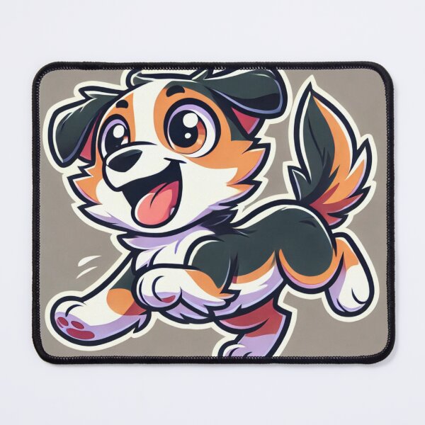 Item preview, Happy Hamiltonstovare Puppy - Playful Cartoon Dog designed and sold by DoodleWoofs.