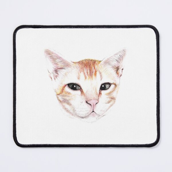 Item preview, Side eye cat coloured pencils drawing designed and sold by DipakSonarArt.