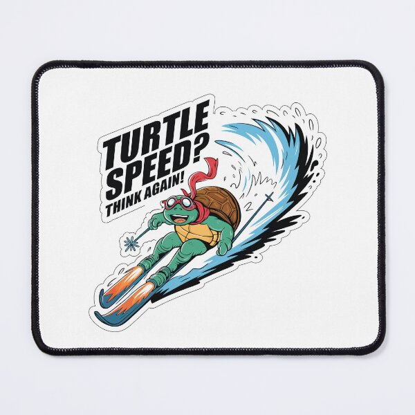 Item preview, Turtle Skiing | Turtle Speed? Think Again designed and sold by tmerchtrends.