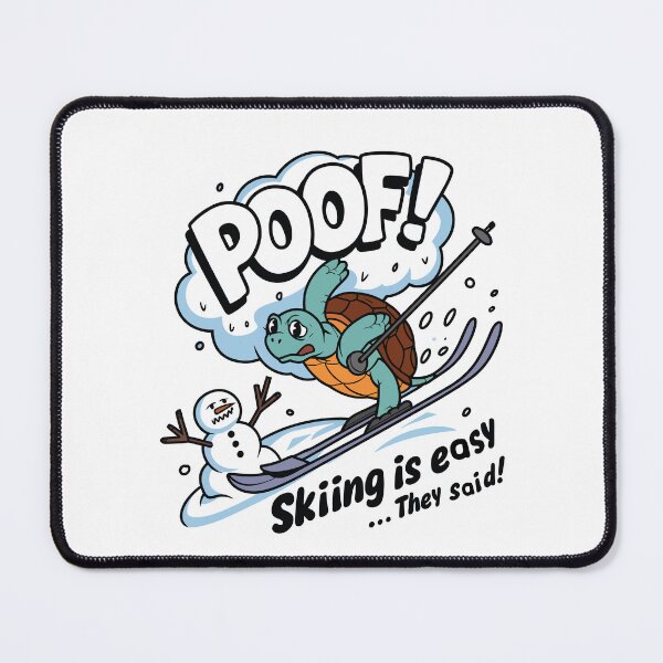 Item preview, Turtle Skiing | Skiing Is Easy They Said designed and sold by tmerchtrends.