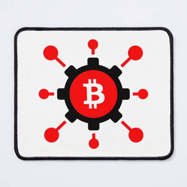 Item preview, Bitcoin red logo designed and sold by Never Stop Trading.