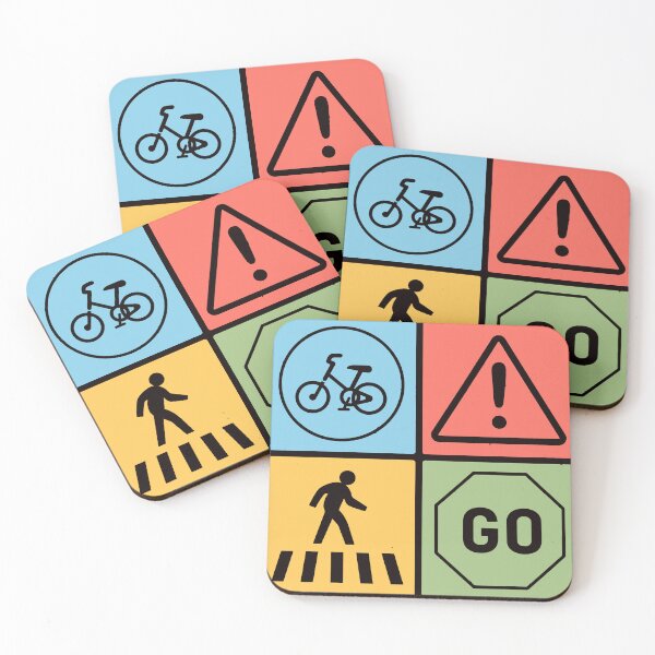 Item preview, Traffic Sigs - Pastel Retro - Pop Art Geometric designed and sold by TuncGK.