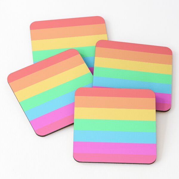 Item preview, Pastel Rainbow Color Stripes  designed and sold by PatternTitan.