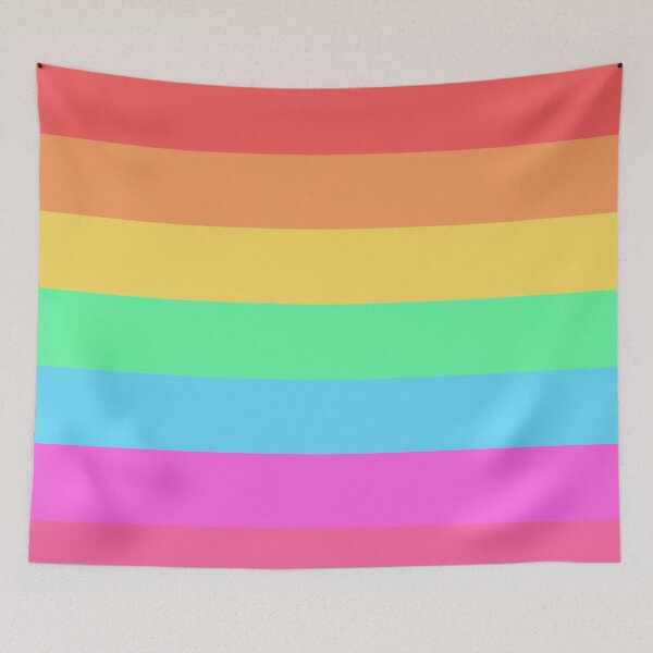 Item preview, Pastel Rainbow Color Stripes  designed and sold by PatternTitan.