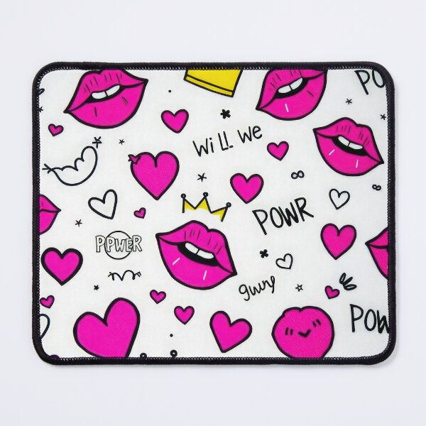 Item preview, valentines art pattern Pink kisses with a crown power,valentine Kisses,Kisses pattern,Valentines Day Pattern,valentines background designed and sold by Expressions-Sel.