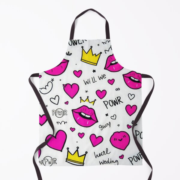 Item preview, valentines art pattern Pink kisses with a crown power,valentine Kisses,Kisses pattern,Valentines Day Pattern,valentines background designed and sold by Expressions-Sel.