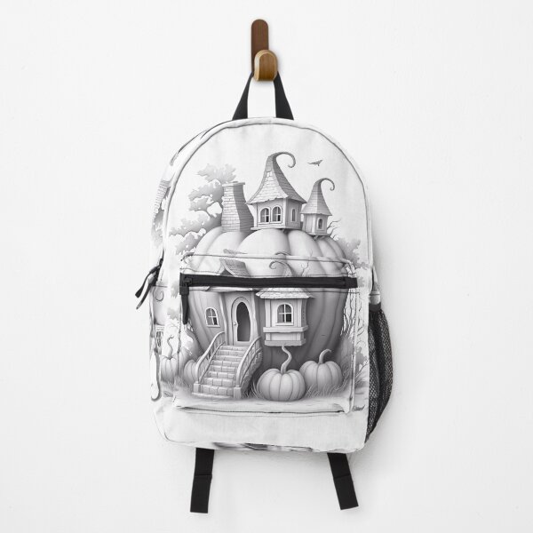 Item preview, Magical Pumpkin House #11 Coloring Page Pattern designed and sold by DavidColoring.