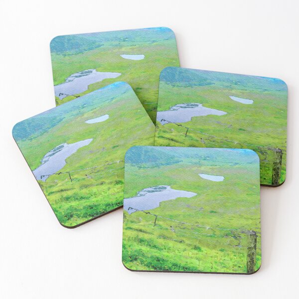 Item preview, Scenic watercolor landscape of Conor Pass in Dingle Peninsula, Ireland designed and sold by GestaltImagery.