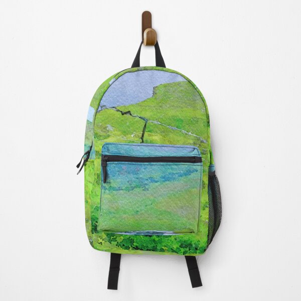 Item preview, Scenic watercolor landscape of Conor Pass in Dingle Peninsula, Ireland designed and sold by GestaltImagery.
