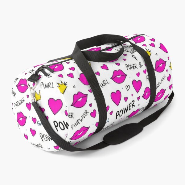 Item preview, valentines art pattern Pink kisses with Hearts a crown power,valentine Kisses,Kisses pattern,Valentines Day Pattern,valentines background designed and sold by Expressions-Sel.