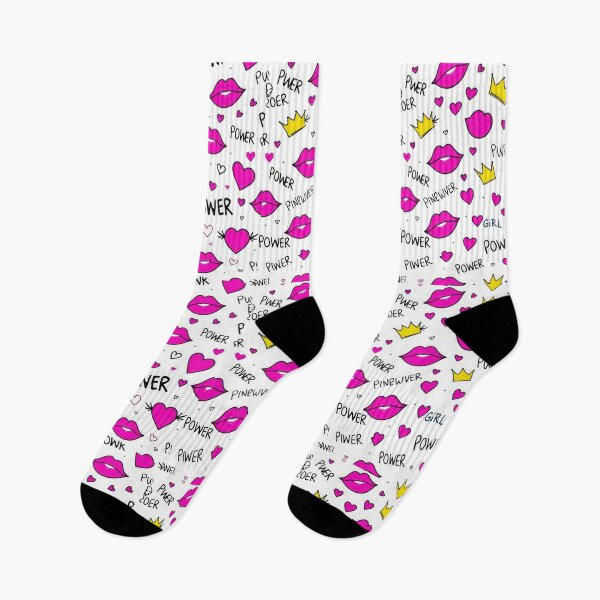 Item preview, valentines art pattern Pink kisses with Hearts a crown power,valentine Kisses,Kisses pattern,Valentines Day Pattern,valentines background designed and sold by Expressions-Sel.