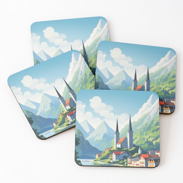 Item preview, Hallstatt Austria Travel Print designed and sold by Wander-World.