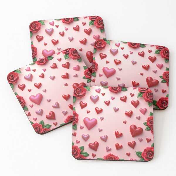 Item preview, valentines art pattern Red hearts ,valentine hearts,hearts pattern,Valentines Day Pattern,valentines background designed and sold by Expressions-Sel.