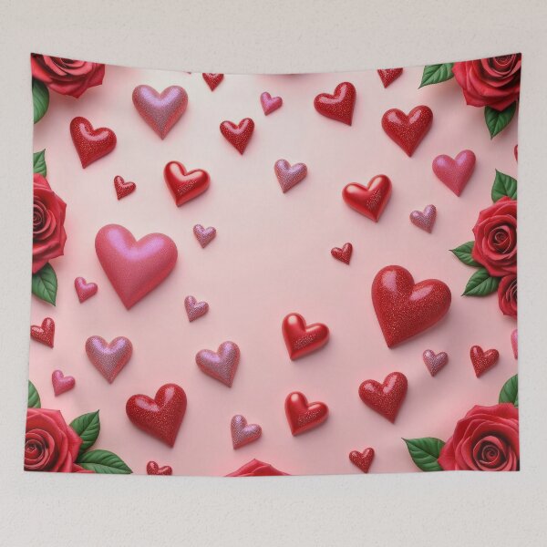 Item preview, valentines art pattern Red hearts ,valentine hearts,hearts pattern,Valentines Day Pattern,valentines background designed and sold by Expressions-Sel.