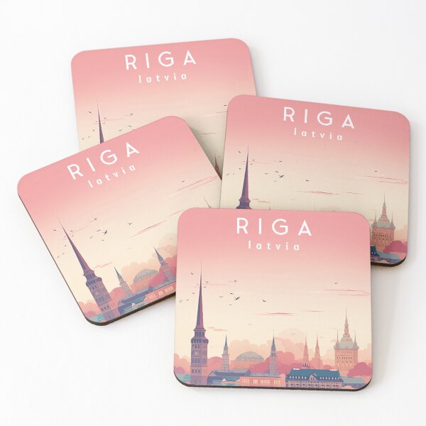 Item preview, Riga Latvia Travel Print designed and sold by Wander-World.