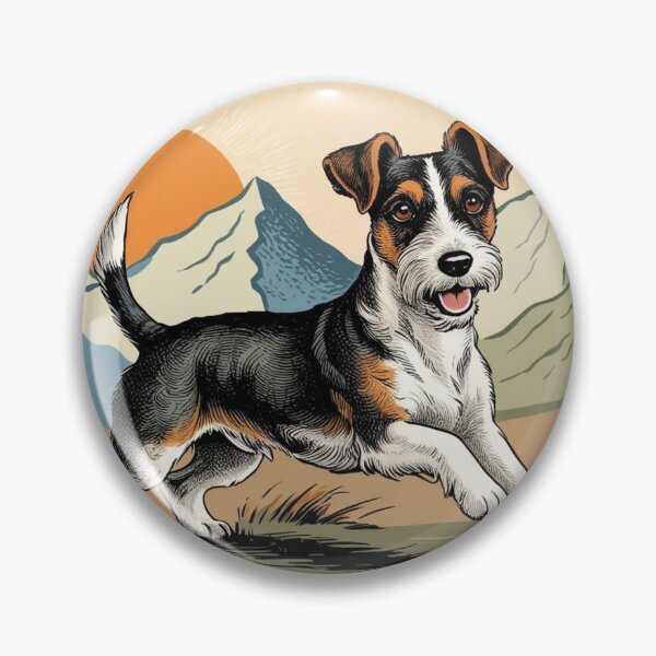 Item preview, Jack Russel Terrier on holiday in the mountains designed and sold by hemp3x.