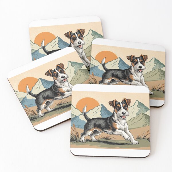 Item preview, Jack Russel Terrier on holiday in the mountains designed and sold by hemp3x.