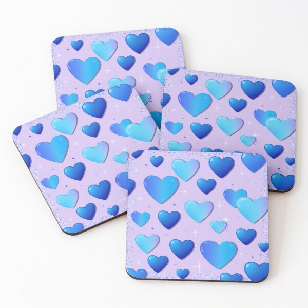 Item preview, valentines art pattern blue hearts,valentine hearts,hearts pattern,Valentines Day Pattern,valentines background designed and sold by Expressions-Sel.