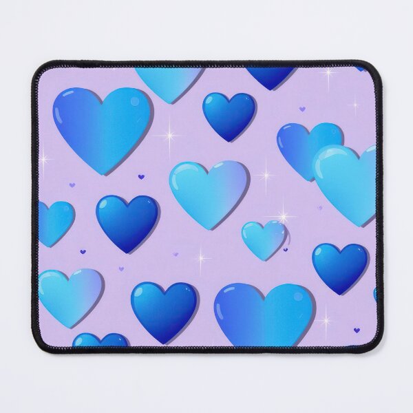 Item preview, valentines art pattern blue hearts,valentine hearts,hearts pattern,Valentines Day Pattern,valentines background designed and sold by Expressions-Sel.