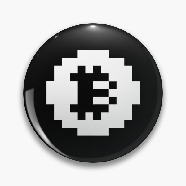 Item preview, Bitcoin Logo Pixel Art designed and sold by CyberRex.
