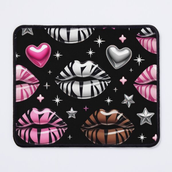 Item preview, valentines art pattern Colorful Kiss Zebra Design ,valentine Kiss,Kiss pattern,Valentines Day Pattern,valentines background designed and sold by Expressions-Sel.