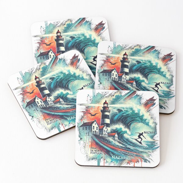 Item preview, "Nazaré Big Wave Surfing – Praia do Norte Art" designed and sold by MasterStyleXL.