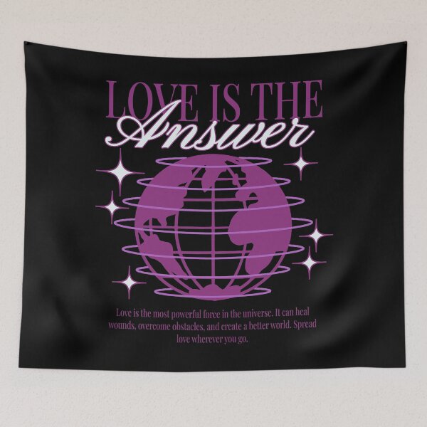Item preview, Happy Valentine's Day, Love is the Answer  designed and sold by BesasDesigns.