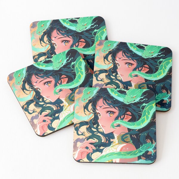 Item preview, Magical Twin Dragons Girl designed and sold by TondoMeander.