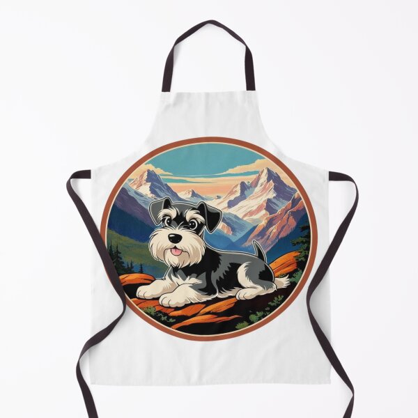 Item preview, Schnauzer On Holiday In The Mountains designed and sold by hemp3x.
