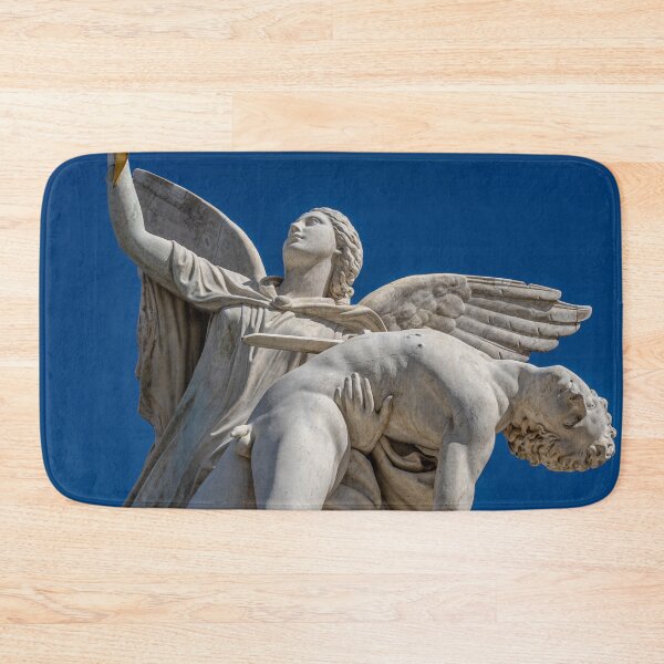 Item preview, Majestic Angelic Statue Against Blue Sky designed and sold by Kristvin Gudmundsson.