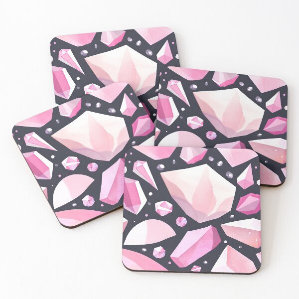 Item preview, Pink crystal on dark background designed and sold by Gioia-JJ.
