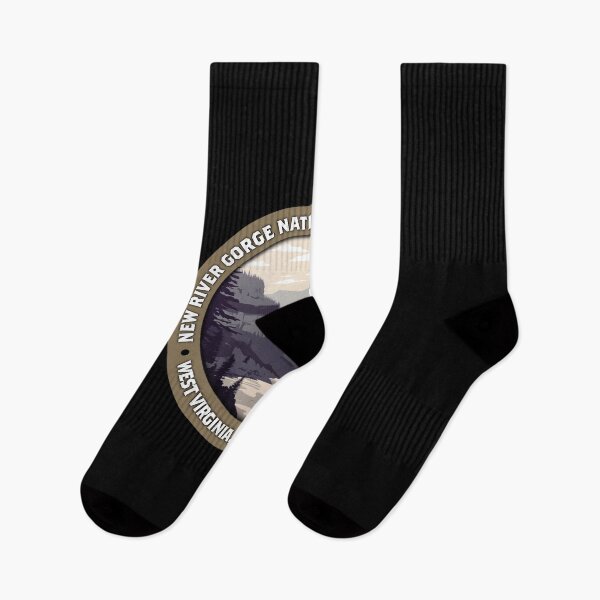 Item preview, New River Gorge National Park Vintage Badge – Minimalist Travel Art designed and sold by Stylish Grapefruit Familia.